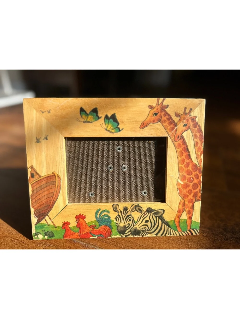 Petco Wooden Animal-Themed Photo Frame with Stand